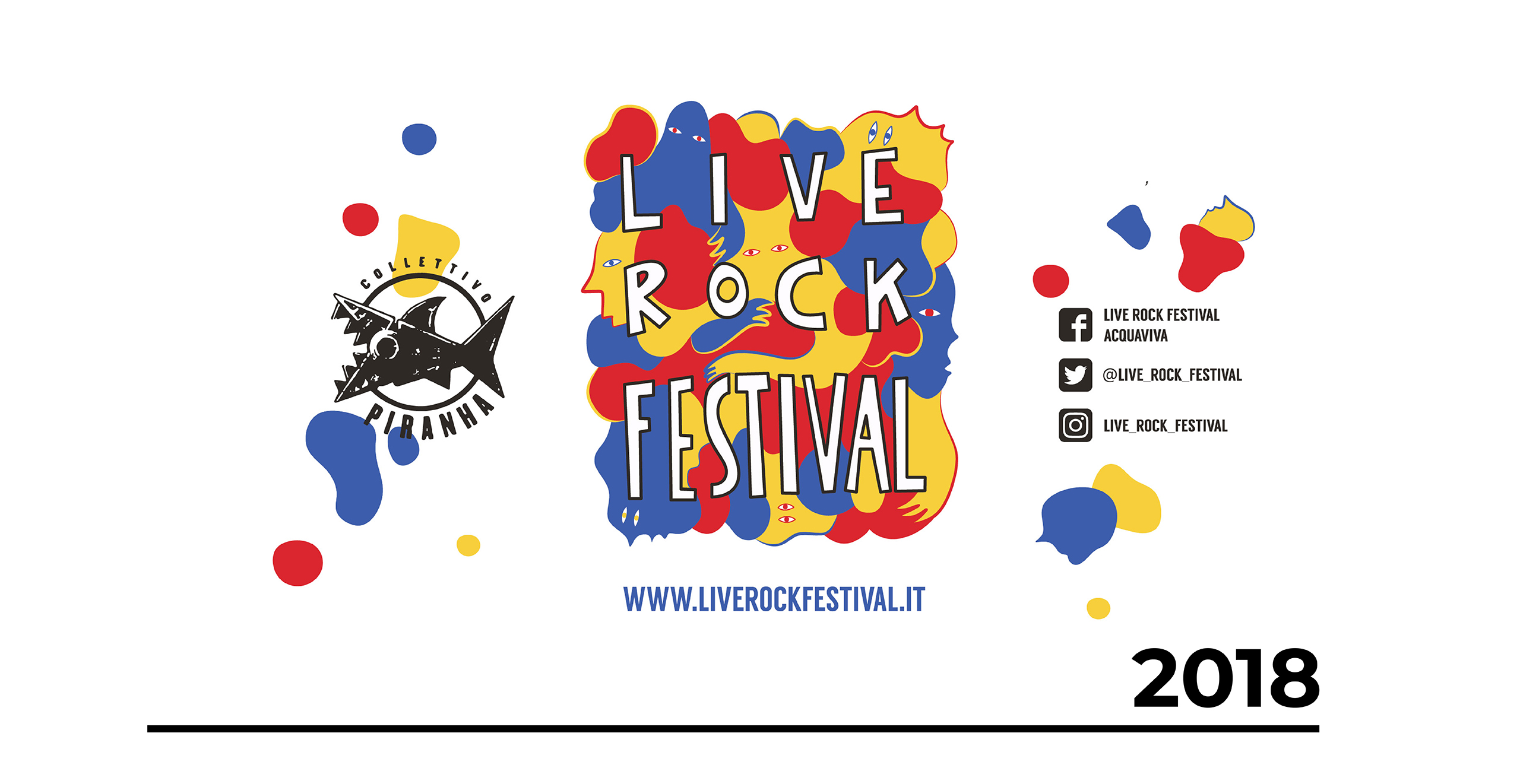 Illustrazione Bicchiere Live Rock Festival 2018